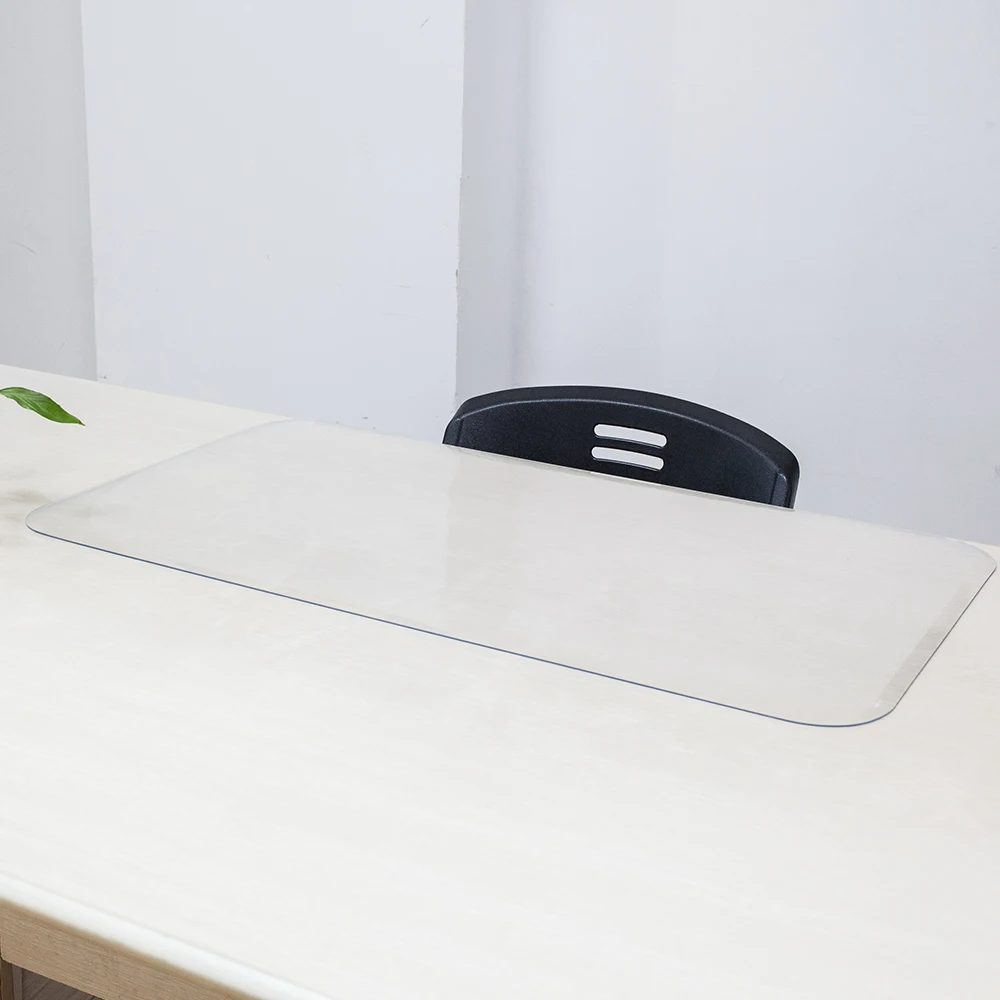 

Protect Table Mat PVC Table Protection Mat Table Mat 90x50x0.25cm Transparency Easy to clean U.S.Inventory