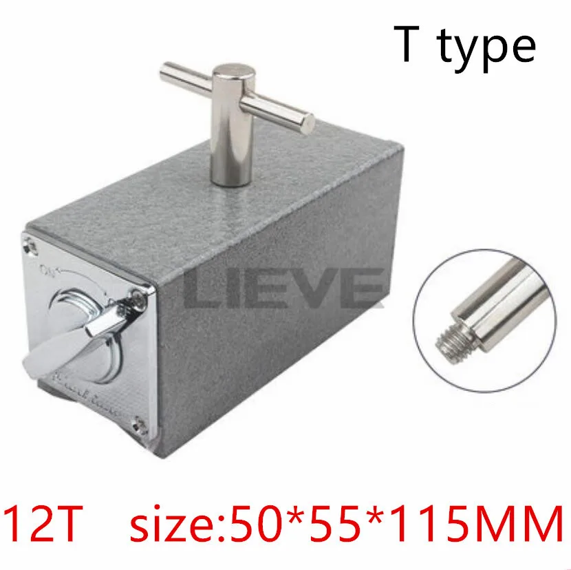 Металлический переключатель магнитное основание стола 6T 8T 10T 12T V тип циферблат