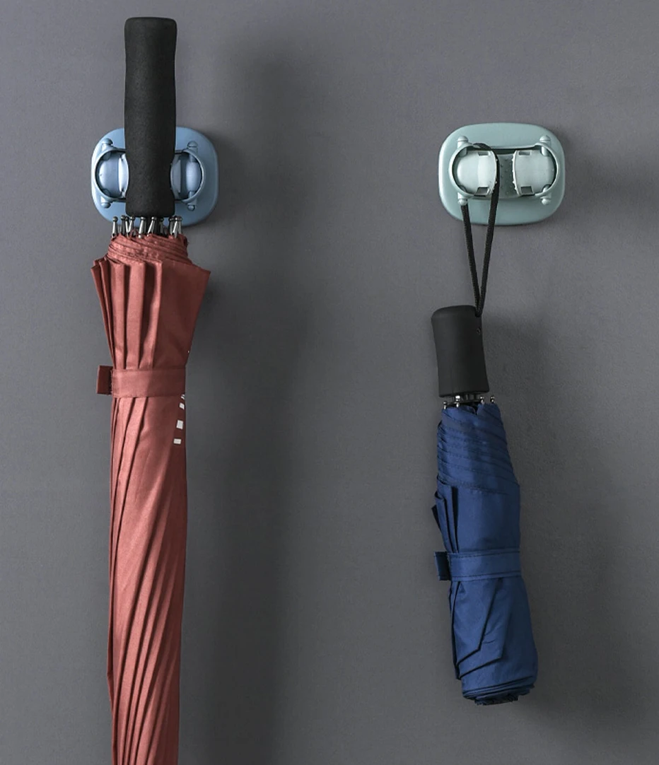 Wall Mounted Mop Holder Brush Broom Umbrella Rack Waterproof Kitchen Bath Garden Tool Storage Clip