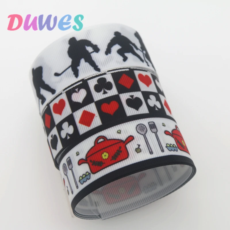 DUWES 50 ярдов игральные карты Хоккей с шайбой кулинарный печатный крупнозернистый