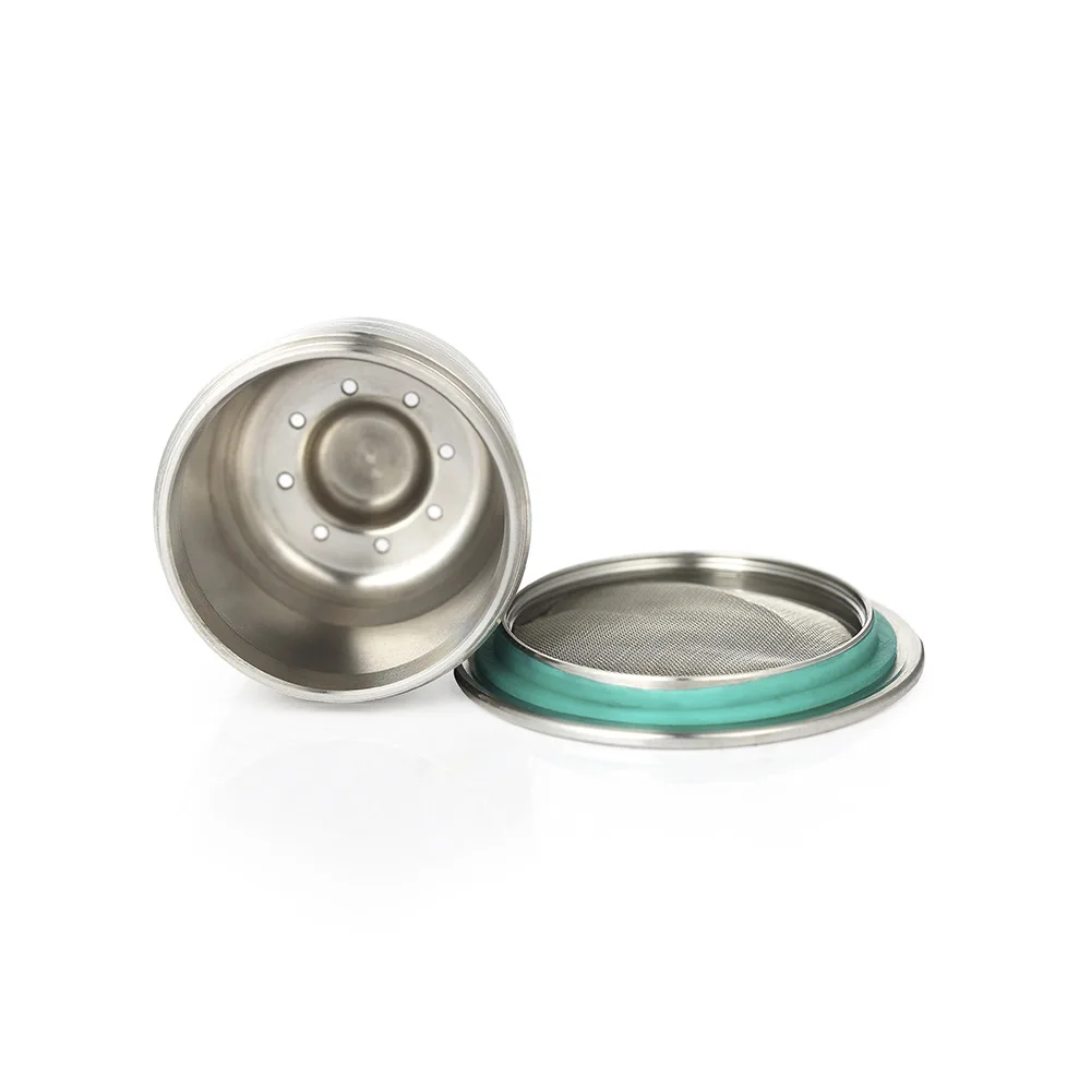 Многоразовый пресс для капсул Nes из нержавеющей стали кофе с ложкой