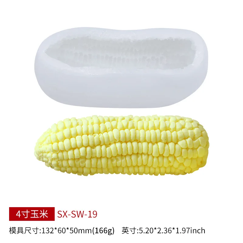 Растительное кукурузы формы торт украшая инструменты Моул силиконовый сладости