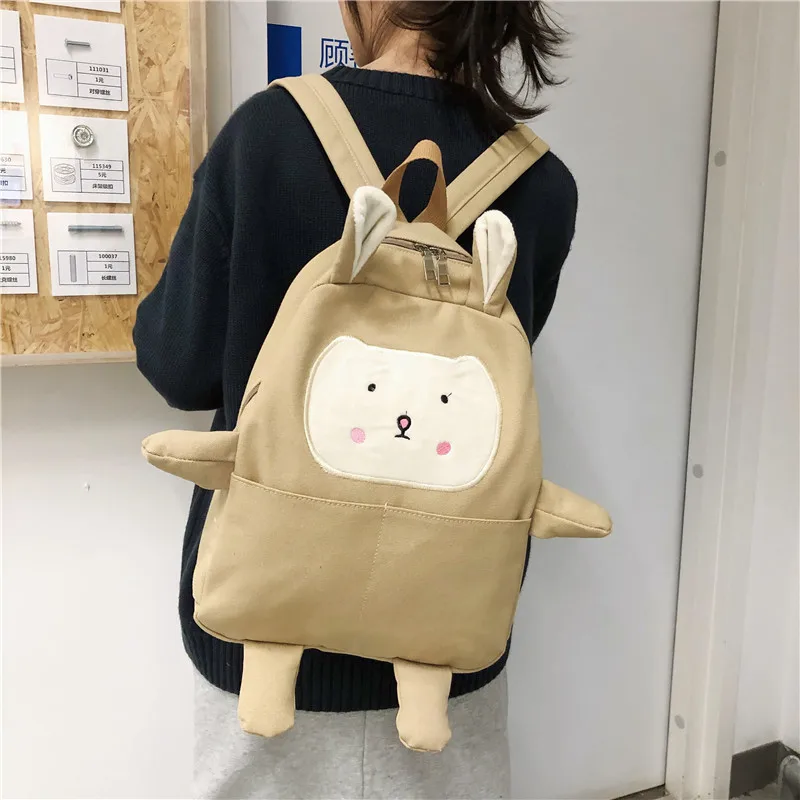

Female Luxury College Student Black Casual Teenage Backpacks for Girls Mochila Feminina Womens Backpack Bag