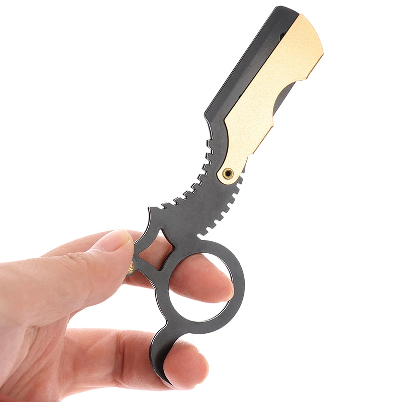 

Straight Edge Barber Razor Haircut Beard Eyebrow Shaving Tool Manual Depilation Razor Hairdresser Trimming Blades