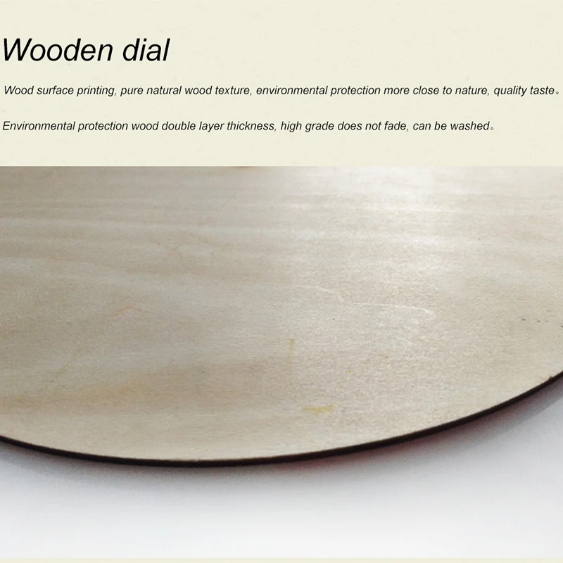 M.Sparkling Wooden Wall Clock Creative Watercolor Art Modern Design Living Room Reloj Pared 11inch Silent Watch | Дом и сад