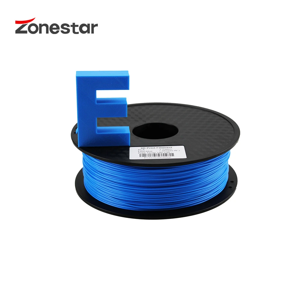 Нить для 3D принтера ZONESTAR PLA 1 75 мм пластиковые расходные материалы вес нетто