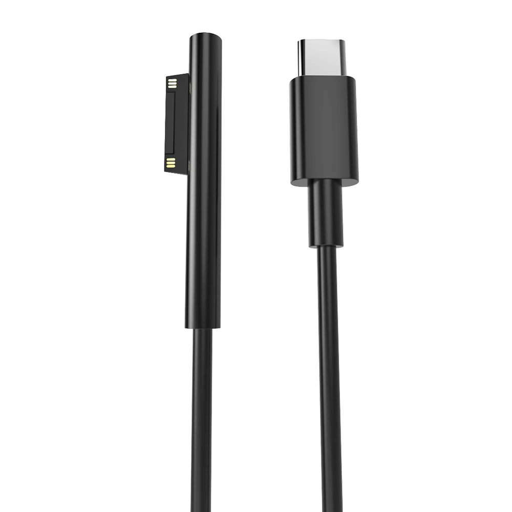 PD 3A 15V USB C к Microsoft поверхностному кабелю адаптер питания зарядный шнур 1 5 M для Surface