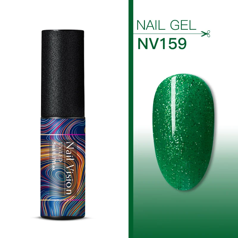 Nail Vision 5 мл УФ-набор гель-лаков для ногтей блестки замачиваются долговечный Гель-лак для ногтей маникюрный лак - Цвет: S06754