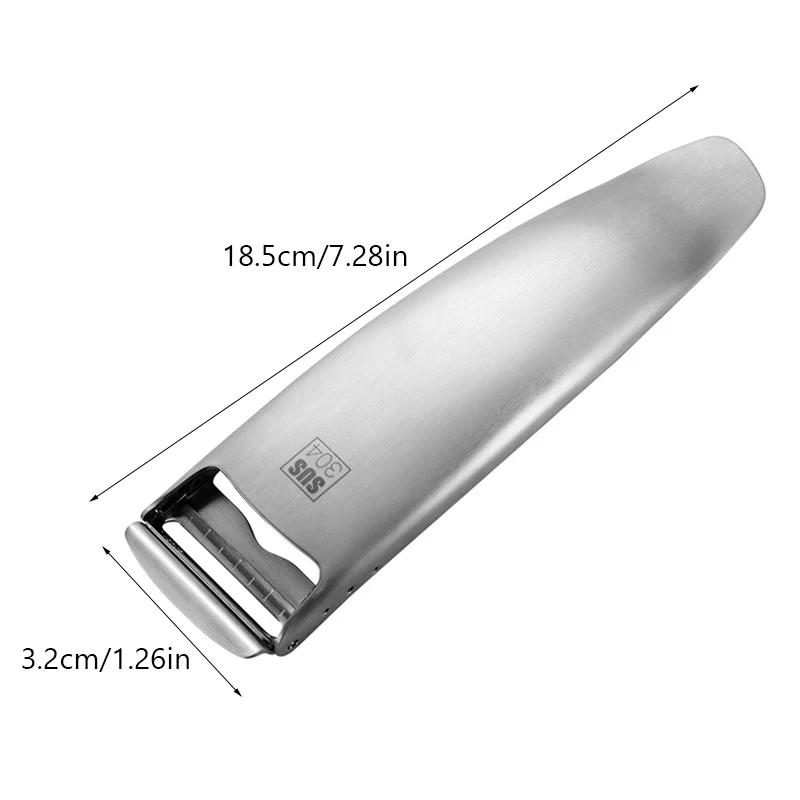 

Fruit and Vegetable Peeler Kitchen Accessories Dual Ends Stainless Steel Sharp Fruit and Vegetable Peeler Kitchen Gadget