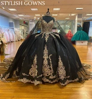 sweetheart ball gown beaded appliques quinceanera dress princess sweet 16 15 year girl graduation birthday party dresses