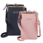 Лидер продаж, мобильный телефон сумки с металлическим открыванием, сумки через плечо, женские Мини-Сумки из искусственной кожи, сумка-мессенджер на плечо для девушек, подарок 2021