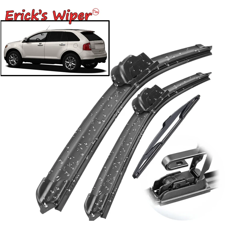 

Erick's Wiper Front & Rear Wiper Blades Set For Ford Edge MK1 2007 - 2014 Windshield Windscreen Window 26"+20"+14"