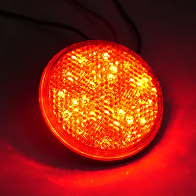 2 шт. мотоциклетные поворотники 24SMD задний тормозной светильник s E4 стоп-сигналы ATV светодиодный отражатели/боковой Предупреждение ющий светильник для грузовика