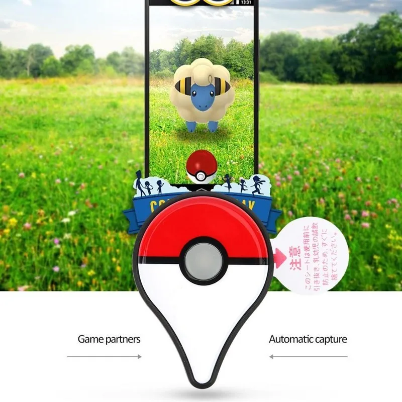 De captura para Pokemon Go Plus pulsera reloj Digital de pulsera Bluetooth compatible con carga de la banda de juego para Android IOS-1