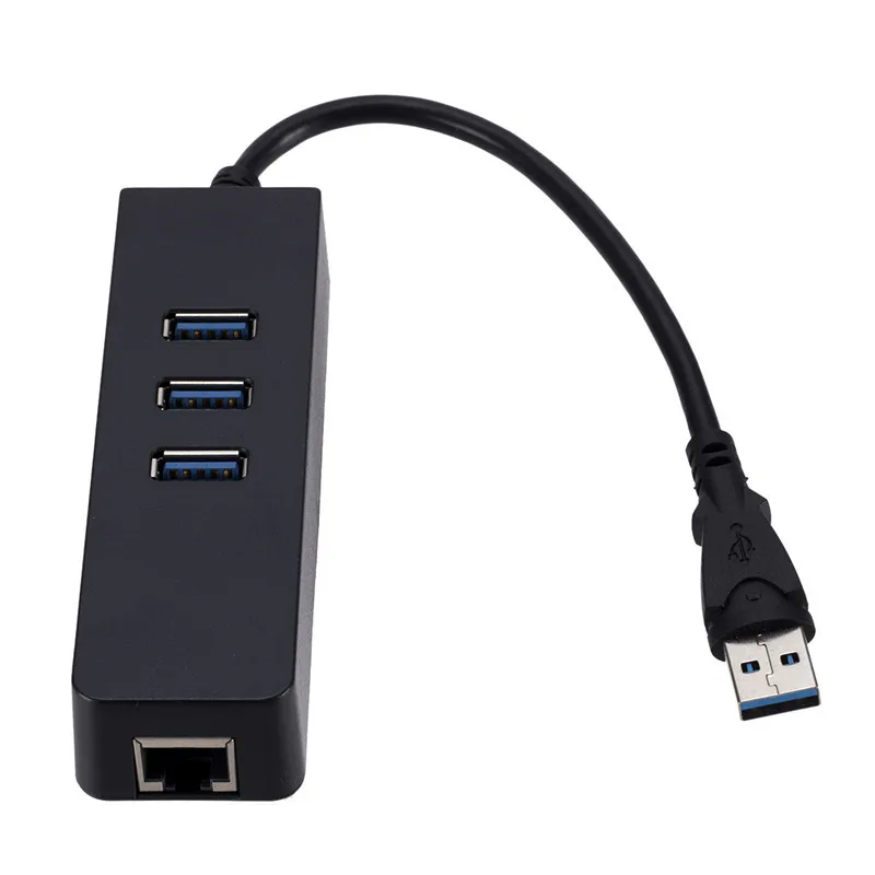 Адаптер Ethernet с USB на RJ45 сетевая карта 3 порта 0 концентратор 100 кабель локальной