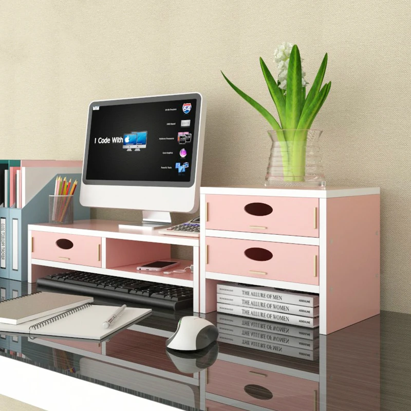 Настольный органайзер держатель компьютерный монитор повышающая стойка