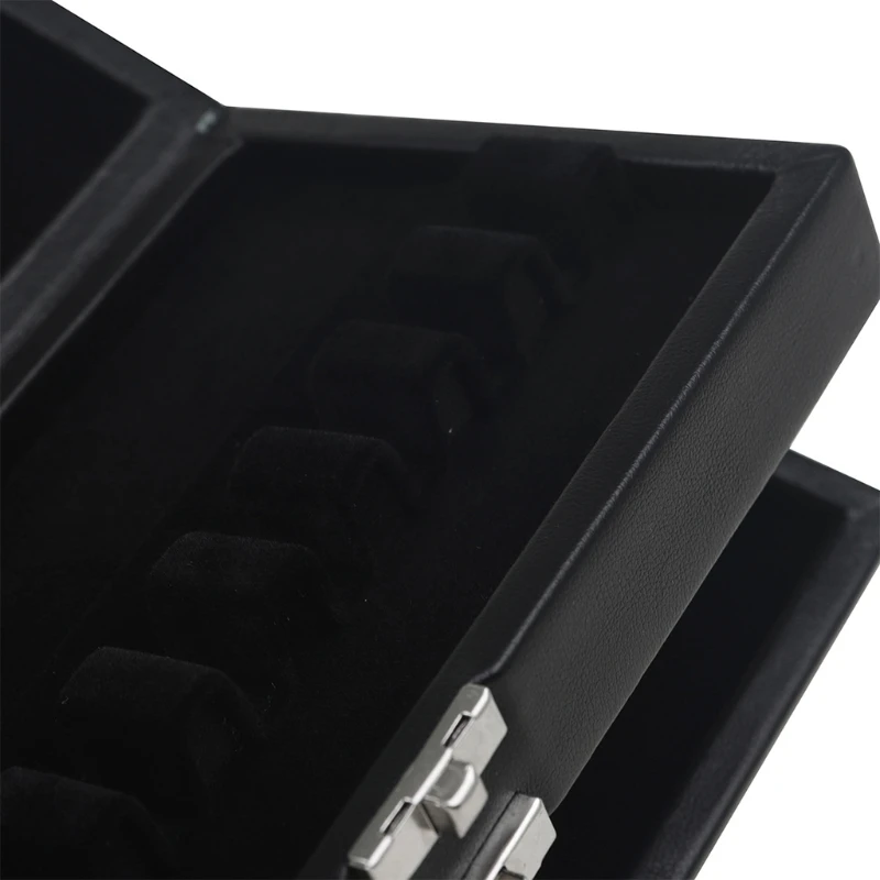 

Black Wooden 2 Layers Oboe Reed Box Reed Case Protector for 20 Oboe Reeds Holder Strong Protect Against Moisture