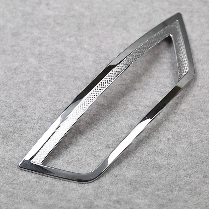 Хромированный задний противотуманный светильник накладка на бампер серебряная