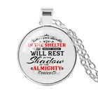 Христианские ювелирные изделия вдохновляющие Иисуса ожерелье серебряная цепь ожерелье вера Библейский кулон удивительная Грация как мило вокруг