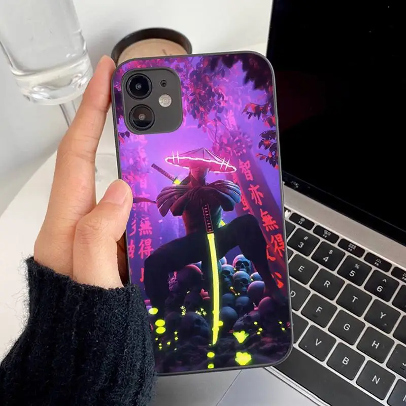 Японский чехол для телефона Самурай Ниндзя Для iphone 13 8 7 6S Plus X 5S SE 2020 XR 11 12 mini pro XS MAX -