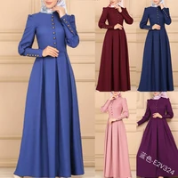 eid mubarek abaya dubai muslim fashion hijab dress abayas for women plain kaftan caftan islam clothing vestidos musulman de mode