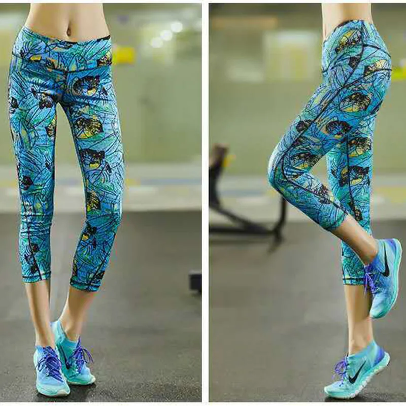 Женские штаны для йоги Сексуальные Спортивные Леггинсы фитнеса женские