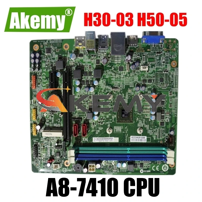 Высокое Качество для Lenovo H30 03 H50 05 H3003 H5005 рабочего Материнская плата 5B20H70485 A8 7410