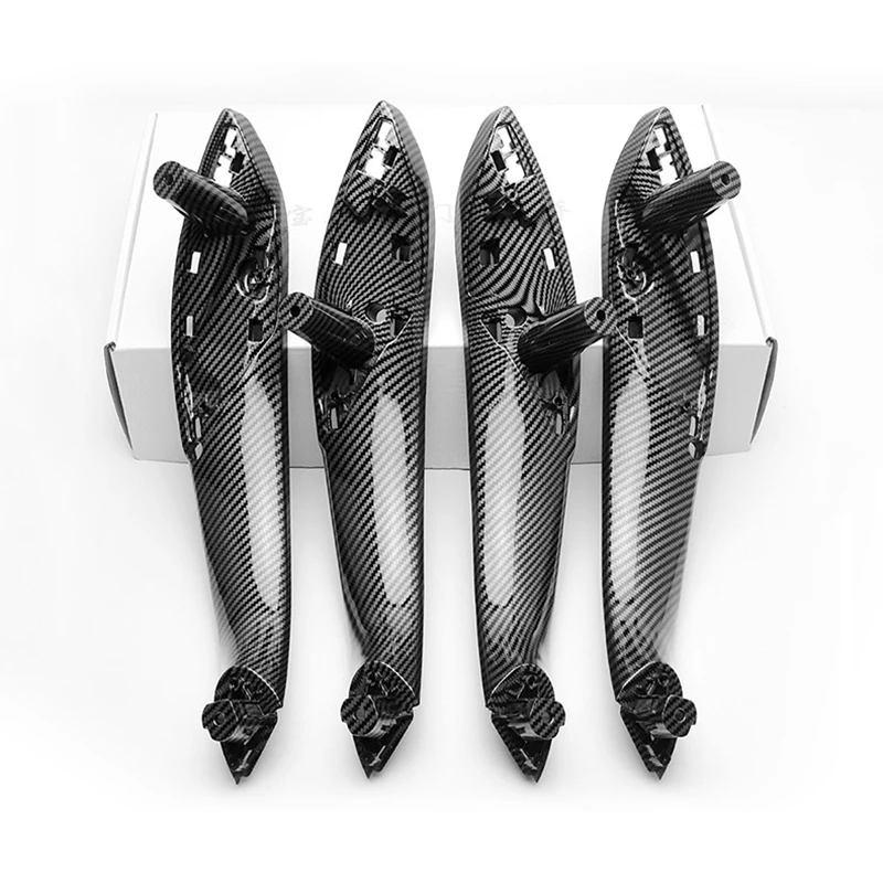 

Carbon Fiber Front Left/Right Car Inner Door Handle Trim Pull Panel For BMW F30 F80 F31 F32 F33 F34 F35 3/4 Series Door Handles