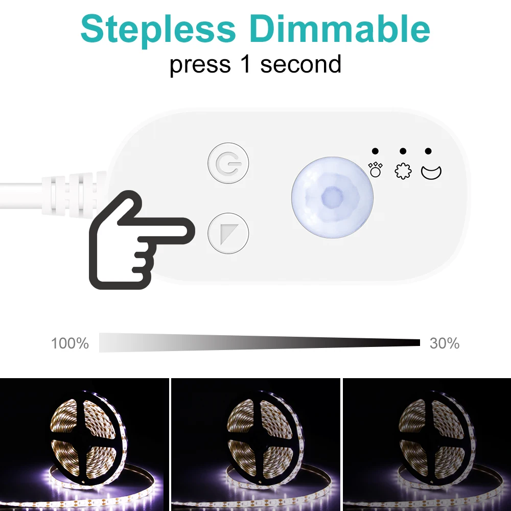 Светодиодная настенная лампа для зеркала в ванной комнате с датчиком движения |