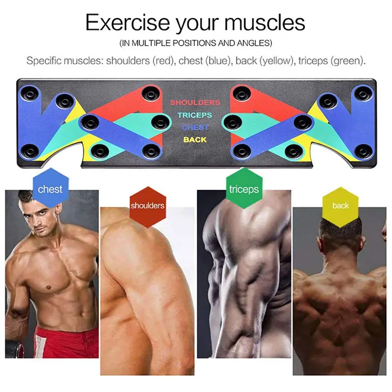 1 Набор стойка с пуш ап 9 в система для бодибилдинга фитнес комплексная тренировка