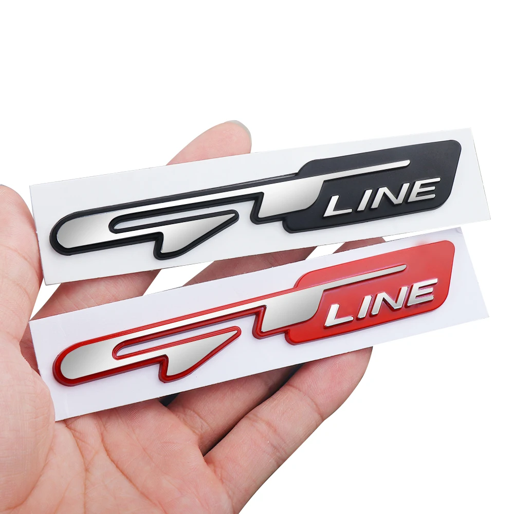 3D эмблема из АБС пластика GT LINE значок на кузов автомобиля боковой багажник Декор