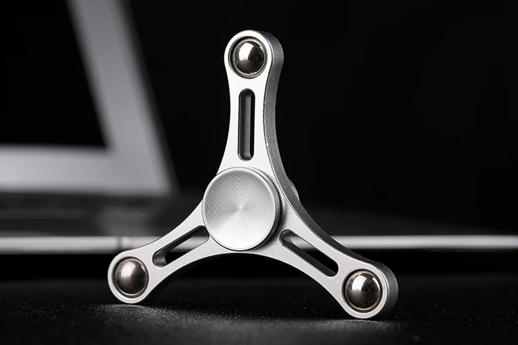 Забавная игрушка для детей и взрослых, Спиннер Tri-Spinner, металлический Спиннер EDC, Спиннер для детей, антистрессовая игрушка-головоломка J0150