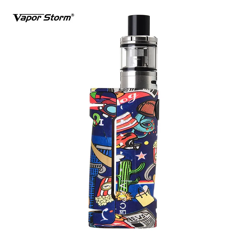Комплект электронной сигареты Vapor Storm ECO макс. 90 Вт бак 2 0 мл бокс мод граффити