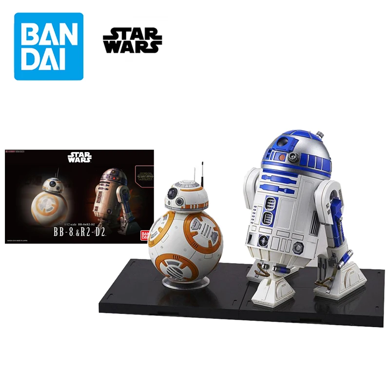

Bandai Star Wars 1/12 BB-8 R2-D2 The Force Awakens Repair Robot Assembly Model Action Figure Decoration Toys Children's Gifts
