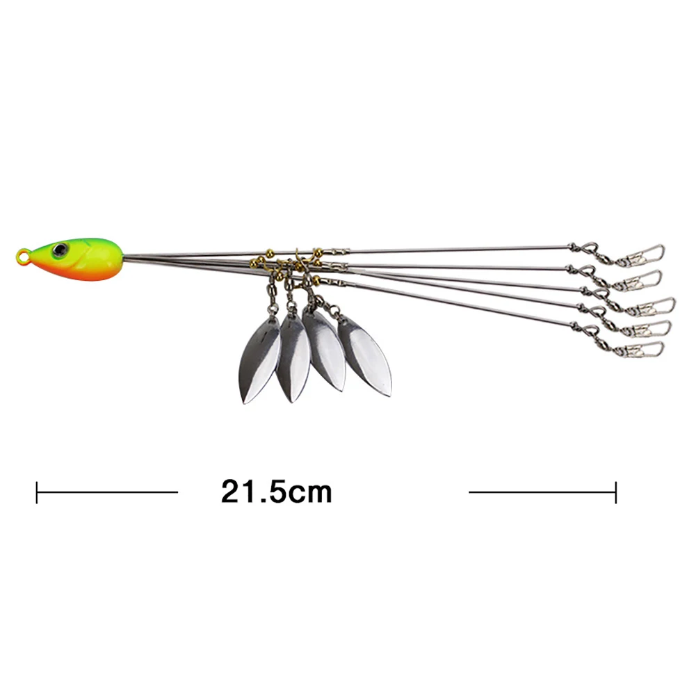 

18g 5 Arm Alabamase Rig Head Umbrella Fishing Group Lures Bass Swimming Baits