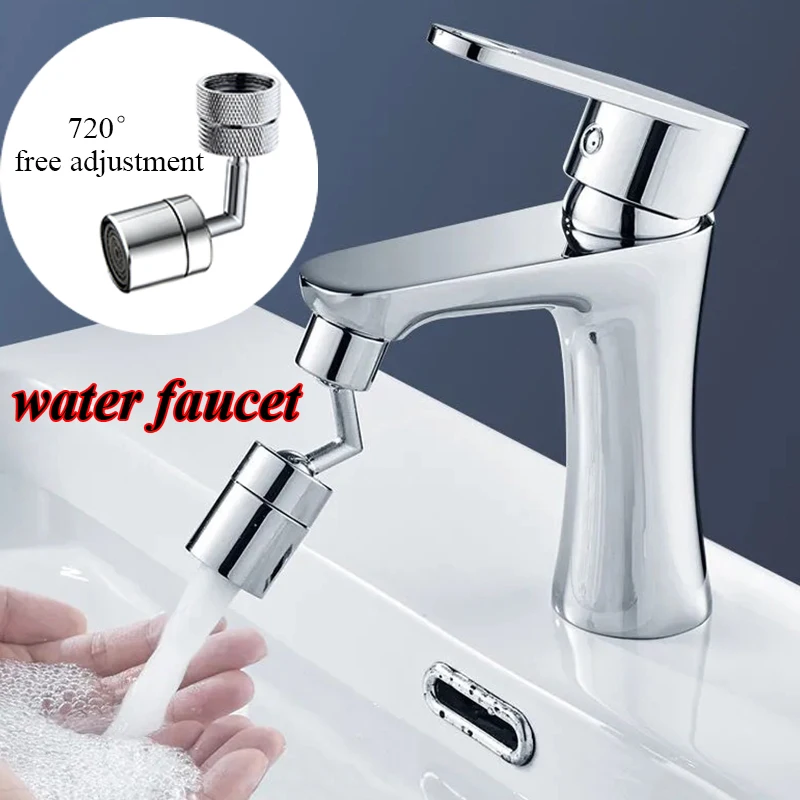 

Universal Splash Faucet Spray Head 720 Degree Rotation Tap Filter Water Bubbler Faucet Aerator Kitchen Bathroom Faucet Nozzle