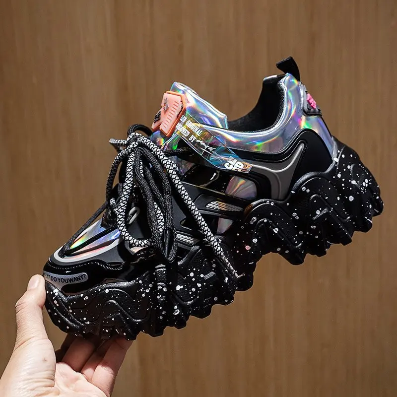 New Women Platform Sneakers Famale Casual Daddy Shoes Classic Style Ladies Trainers Footwears Fashion Design Women's Shoes