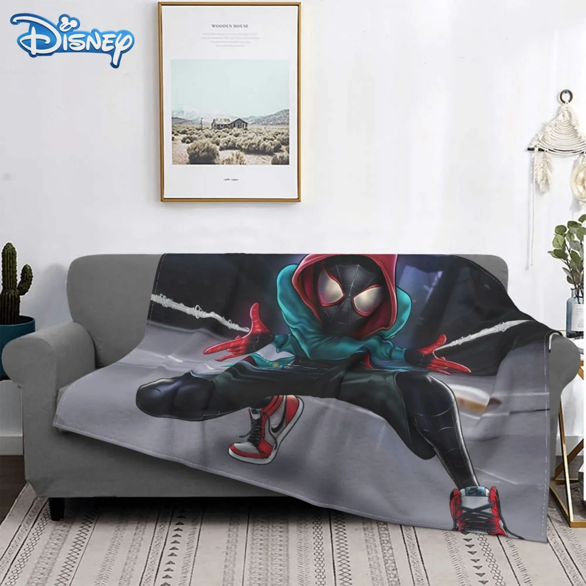 

Disney Marvrl Spider-Man Plush Blankets for kids Adult Warm flannel Winter Blanket Bedspread on the bed Plaid Sofa Bed Cover