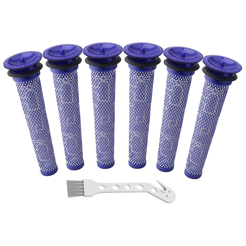 6 Pack запасные части фильтра для Dyson ing Robots V8 + V7 V6 DC62 DC61 DC59 DC58 Вакуумный 965|Запчасти