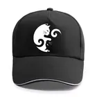 Хлопковые бейсболки для дальнобойщиков Tai Chi, черно-белая облегающая бейсболка для мужчин и женщин, унисекс модные Мультяшные шапки с животными для кошек