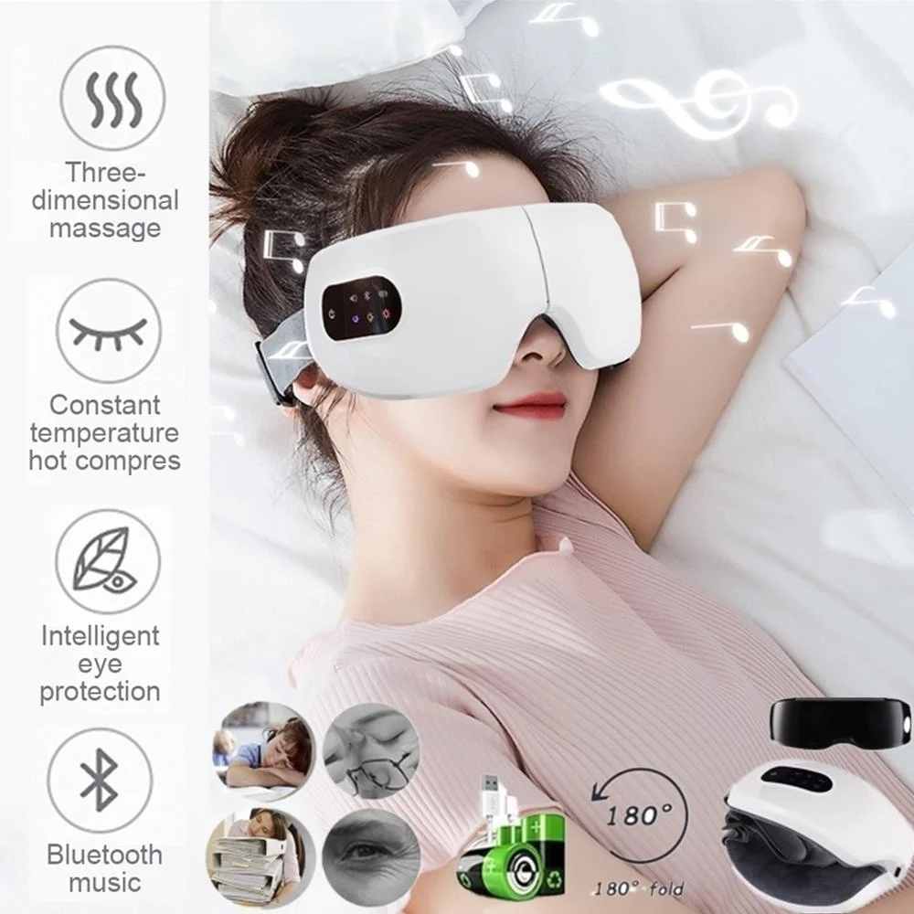 

Eye Massager Bluetooth eye mask sleep eye maskSmart massage Hot compressMassagImprove visionBluetooth Smart Improve dark circles