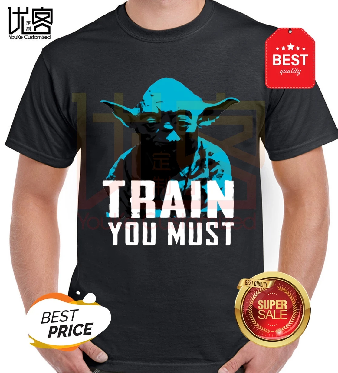 Дрессируйте свою должны футболка для Для мужчин наряд подчеркивающий