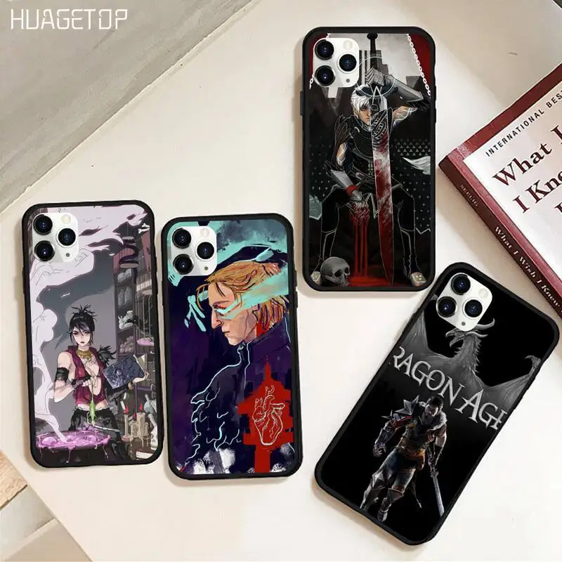 

HUAGETOP Dragon Age DIY phone Case cover Shell Rubber for iPhone 11 pro XS MAX 8 7 6 6S Plus X 5S SE 2020 XR case
