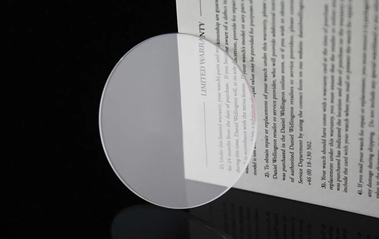 Бесплатная доставка 3 шт 1 0 мм толщиной круглые плоские минеральные часы стекло