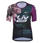 Новинка, Женская велосипедная майка Liv, летние рубашки с коротким рукавом, дышащий велосипедный костюм для горного велосипеда, одежда для велоспорта, женская одежда для велоспорта, топы