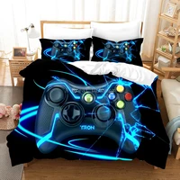 game console bedding set for kids boys children bedclothes cartoon game duvet cover set gamepad comforter bed linens