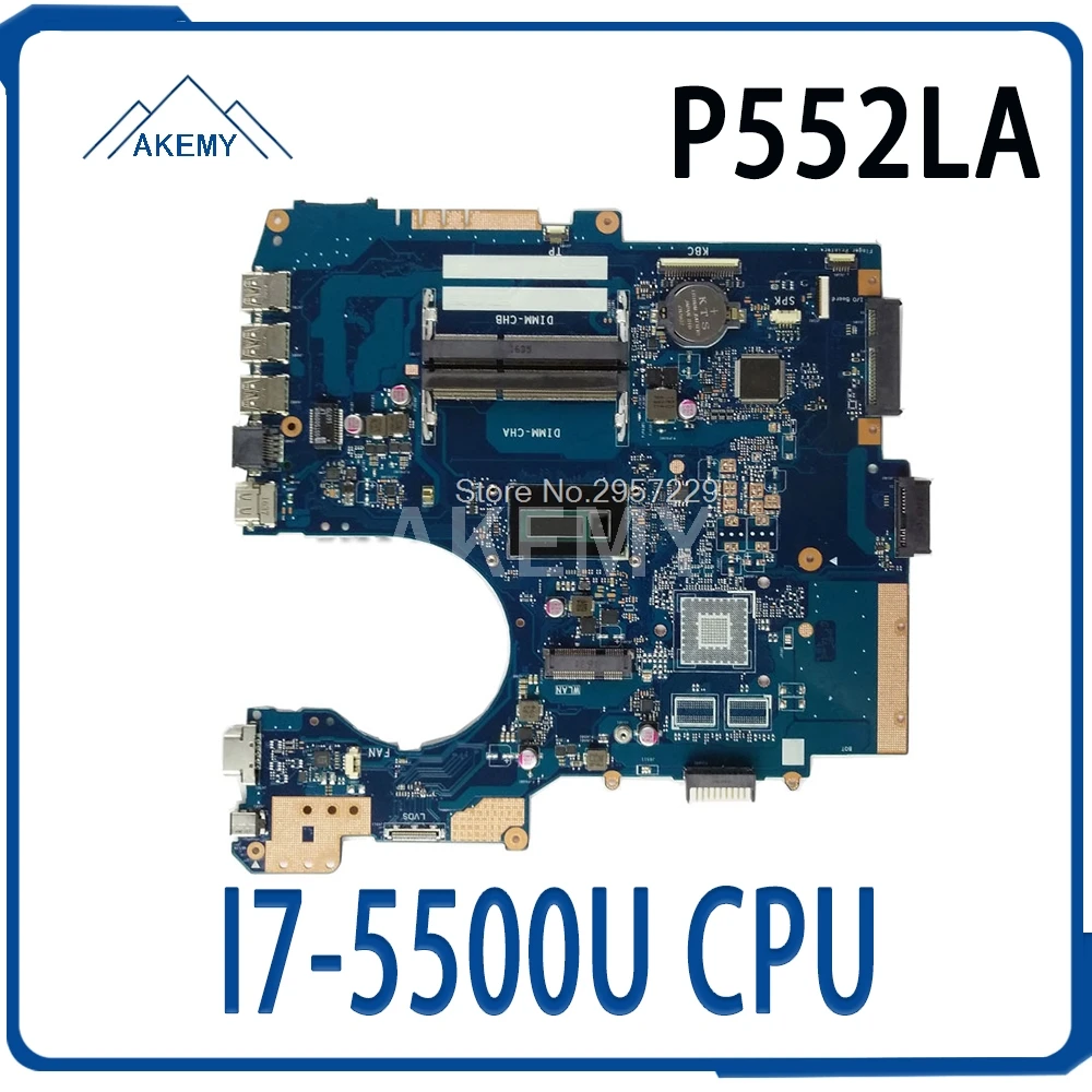 

P552LA материнская плата для ноутбука I7-5500U CPU для Asus P552LJ P552LA P2520LA P2520LJ тестовая материнская плата P552LA материнская плата Тест 100% ok