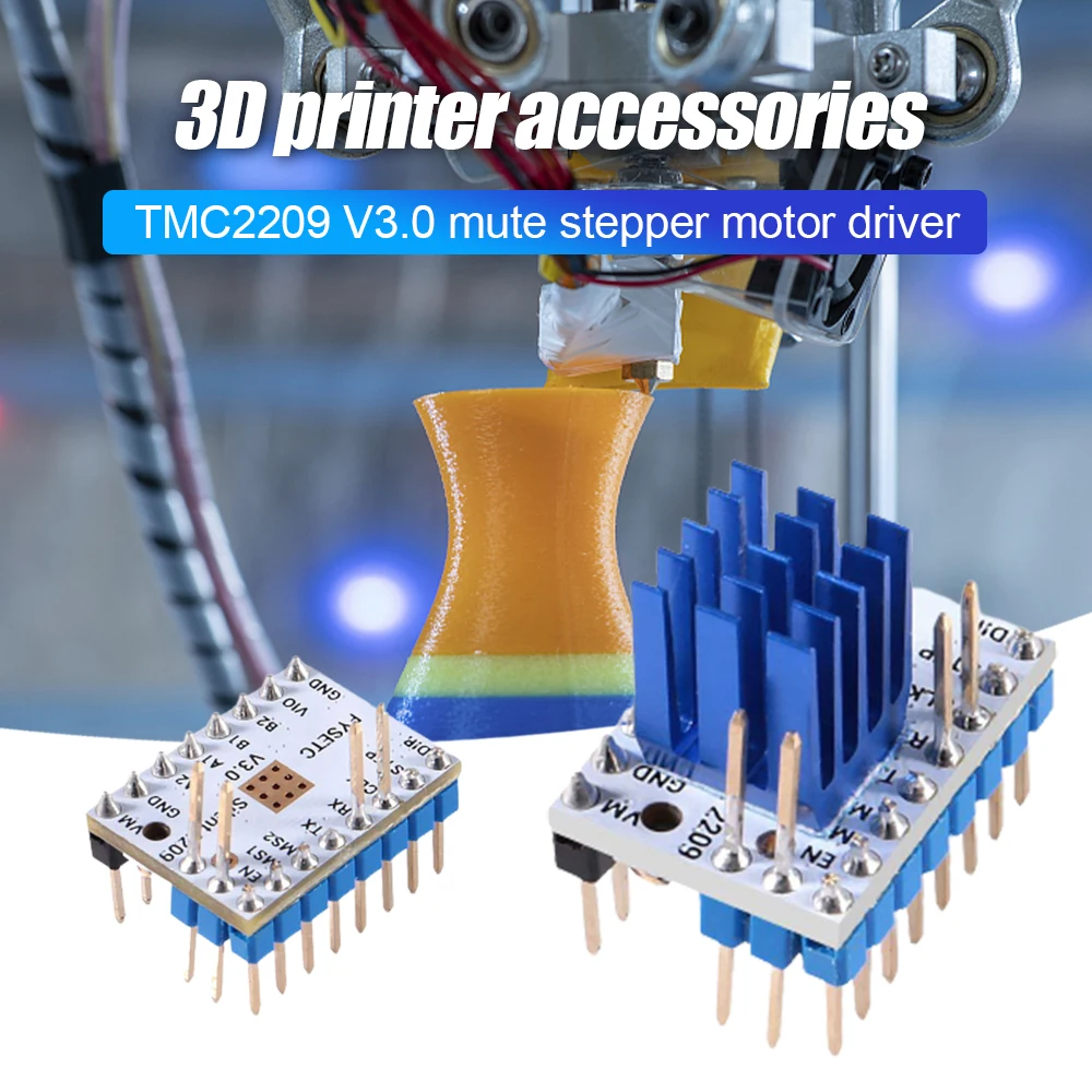 

3d Printer Parts V3.0 Stepping Motor Driver Step Sticks Mute Driver 256 Microsteps Current 2.8A Peak VS TMC2209