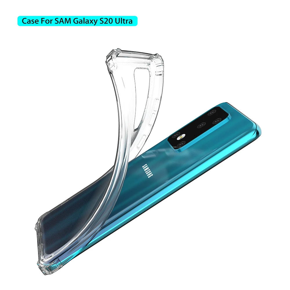 Силиконовый прозрачный чехол из термопластичного полиуретана для телефонов Samsung