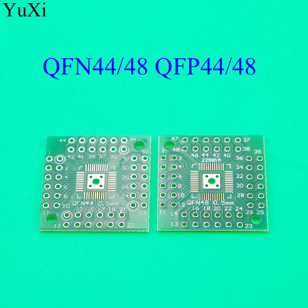YuXi HTQFP QFN48 к DIP48 QFN44 QFP48 QFP44 PQFP LQFP для DIP PCB SMD Адаптерная плата с шагом платы PCB|Шлейфы